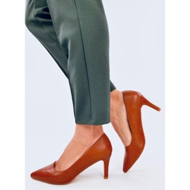 Sapatos de salto baixo Greave Camel castanho 2