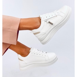 Tênis feminino Mayers Bege branco 1