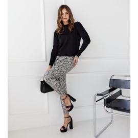 Sandálias Sille pretas de salto alto preto 1