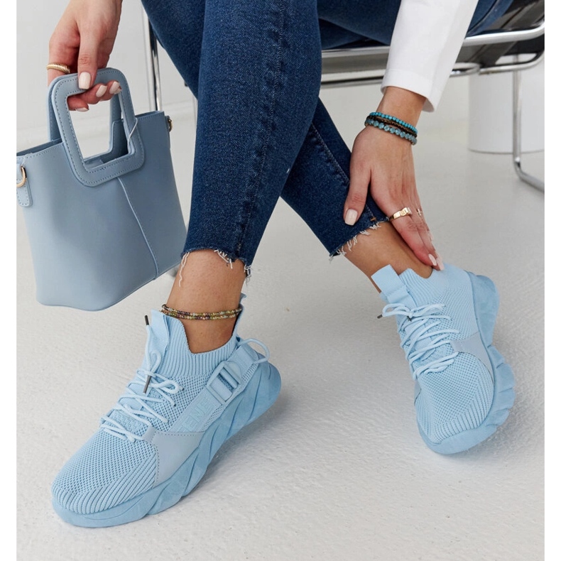 Tênis esportivos leves azuis da Faruz azul 1