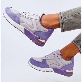Tênis feminino leve Doleh Roxo 1