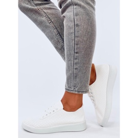 Hodges Tênis branco vazado 2