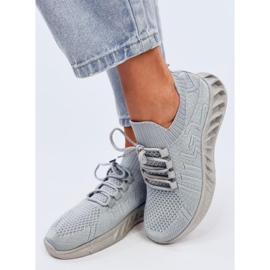 Calçados esportivos com meia Neam Grey cinza 2