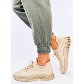 Calçado desportivo com meia Neam Beige bege 2
