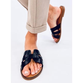 Chinelos femininos Charnes Black preto 1