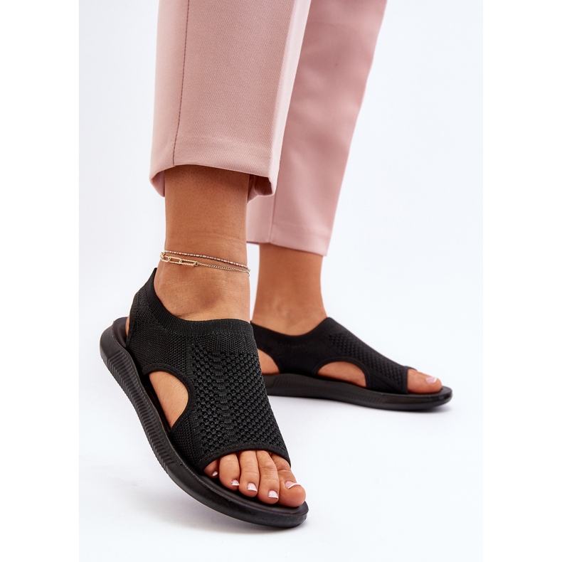 Sandálias esportivas femininas pretas Cesys preto 2