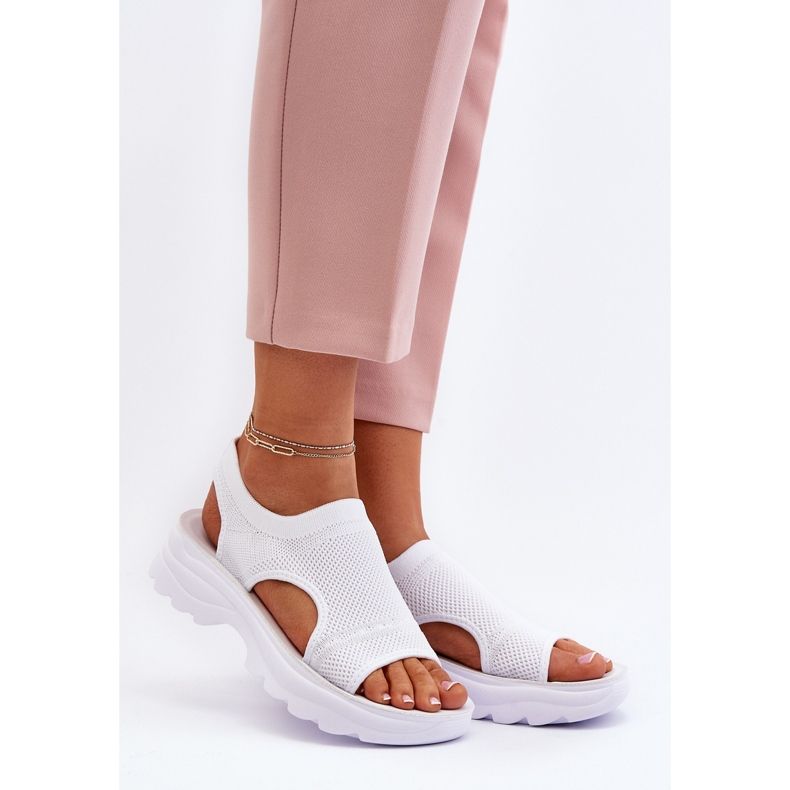 Sandálias Esportivas Femininas com Sola Grossa, Deinaleia Branca branco 1