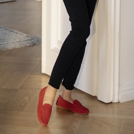 Marco Shoes Mocassins Vigo vermelho 1