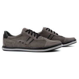 Polbut Sapatos casuais masculinos 1801P, cinza 4