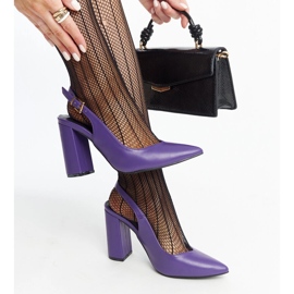 Sapatos abertos Wechsler roxos tolet 1 Sapatos abertos Wechsler roxos tolet 1