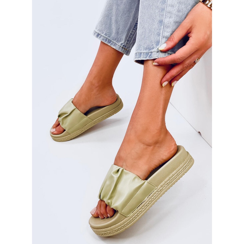 Chinelos de mulher Atissa Green verde 2