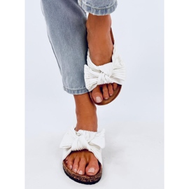 Chinelos de cortiça Moss White branco 1