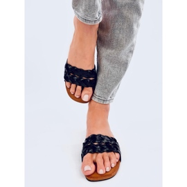 Chinelos de mulher Emery Black preto 2