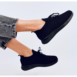 Calçados esportivos com meia preta Sharpe preto 2 Calçados esportivos com meia preta Sharpe preto 2