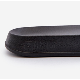 Chinelos masculinos Big Star NN174649 pretos 1