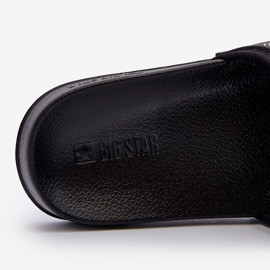 Chinelos leves masculinos Big Star NN174694 pretos 1