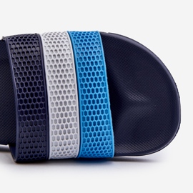 Chinelos clássicos masculinos com alças, azul marinho Sylri 1