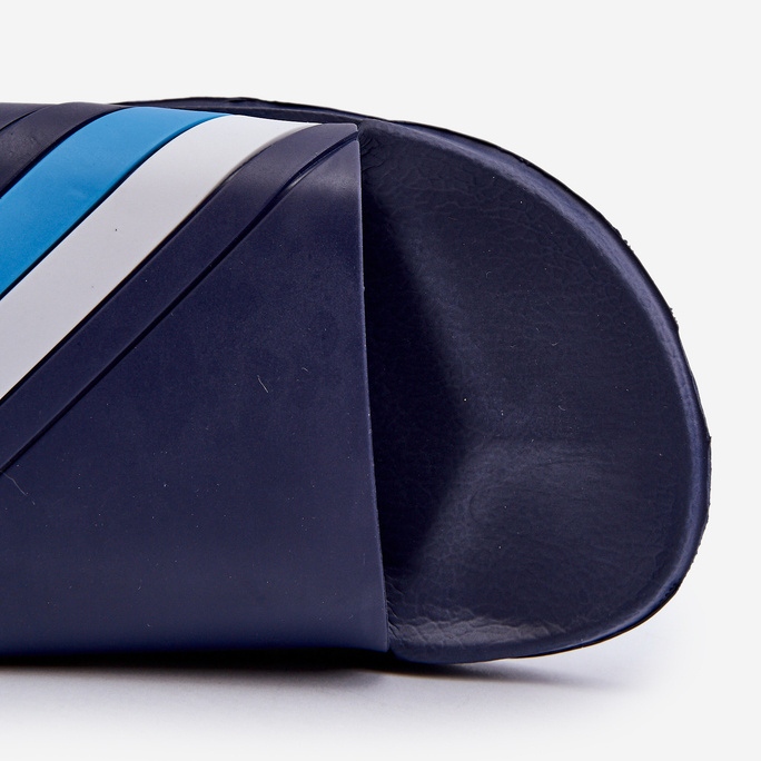 Chinelos clássicos leves masculinos, azul marinho, Bemostom 1