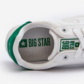 Tênis baixo masculino couro ecológico Big Star NN174280 branco 2