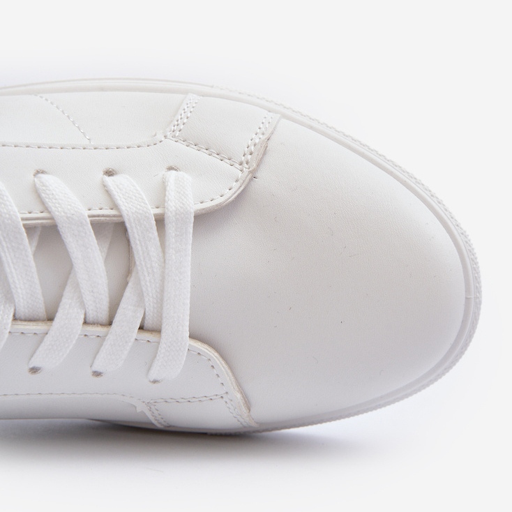 Tênis baixo masculino couro ecológico Big Star NN174280 branco 1