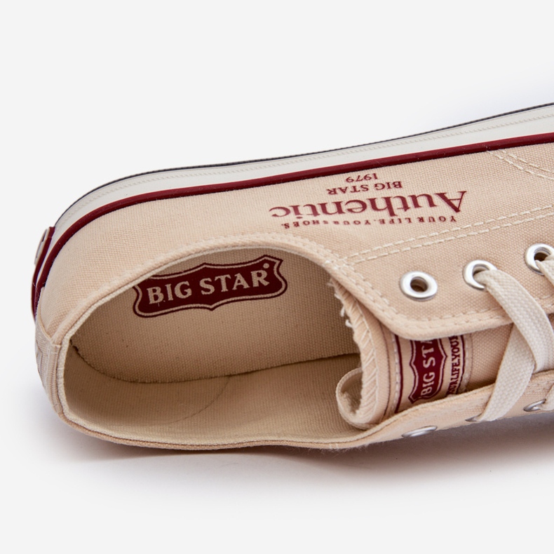 Tênis masculino Big Star NN174058 Bege 2