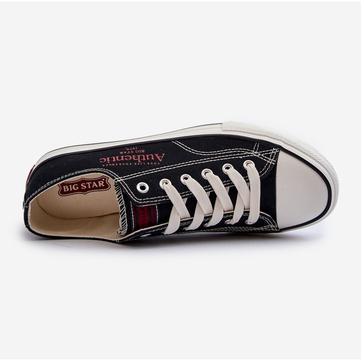 Tênis masculino Big Star NN174056 preto 2