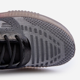 Calçados esportivos masculinos HI-POLY System Big Star NN174476 preto cinza 1