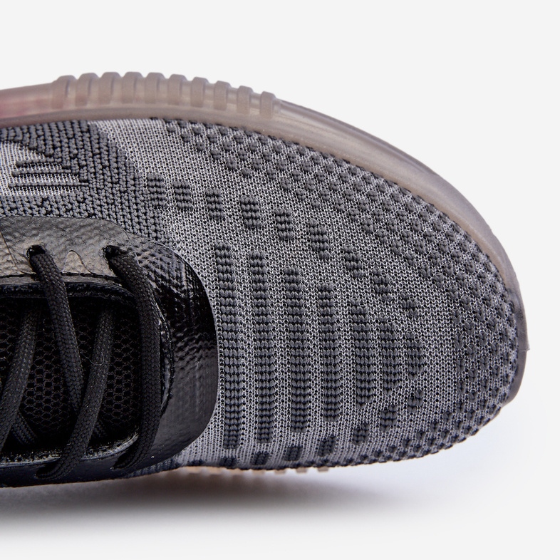 Calçados esportivos masculinos HI-POLY System Big Star NN174476 preto cinza 1