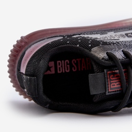 Calçados esportivos masculinos HI-POLY System Big Star NN174476 preto cinza 2