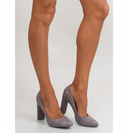 Bombas em poste oval le027p cinza 1