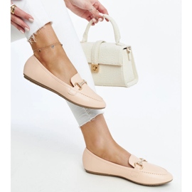 Mocassins bege com fivela decorativa, Paddy 1