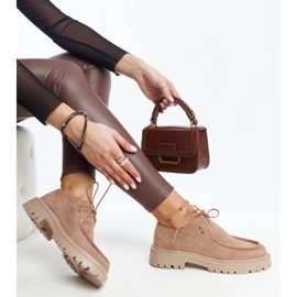 Sapatos clássicos Keiko em camurça marrom 1