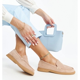 Sapatos de camurça bege da Rumay 1 Sapatos de camurça bege da Rumay 1