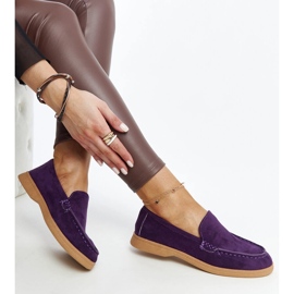 Sapatos de camurça roxa da Rumay tolet 1