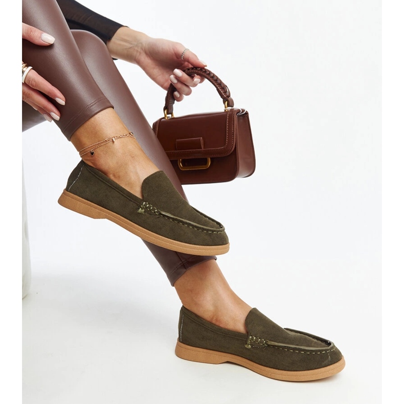 Sapatos de camurça verde escuro da Rumay 1