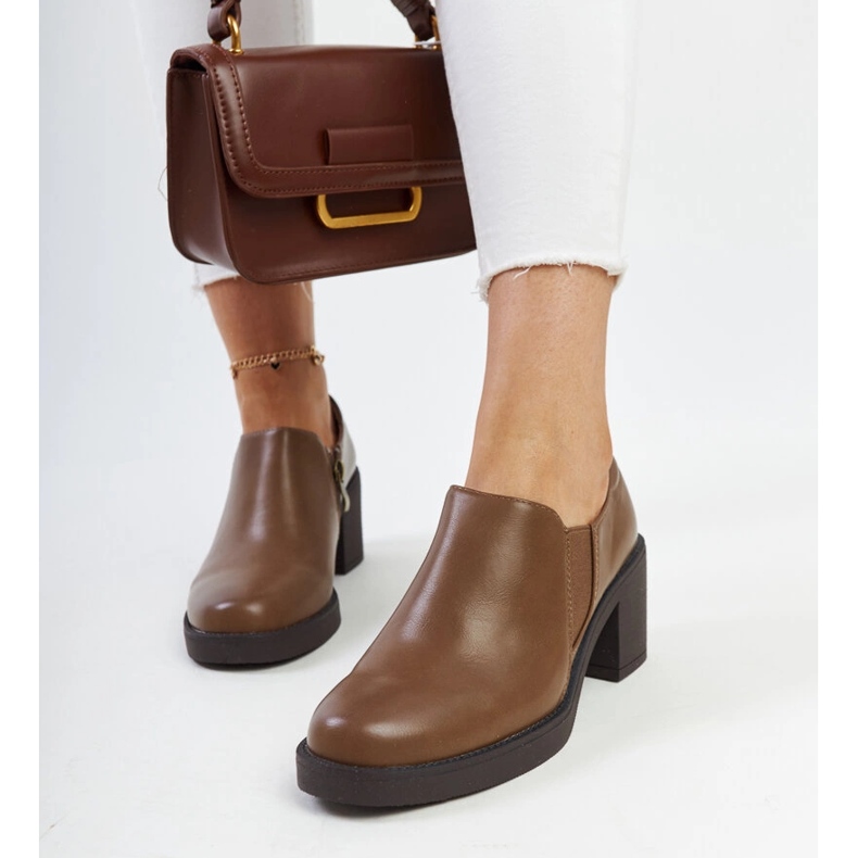 Sapatos de salto alto Lavia castanhos 1 Sapatos de salto alto Lavia castanhos 1