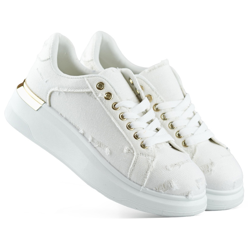 Calçados esportivos da moda feminina, calçados esportivos bege da moda para a primavera 1