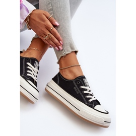 Tênis feminino Big Star NN274204 preto 2