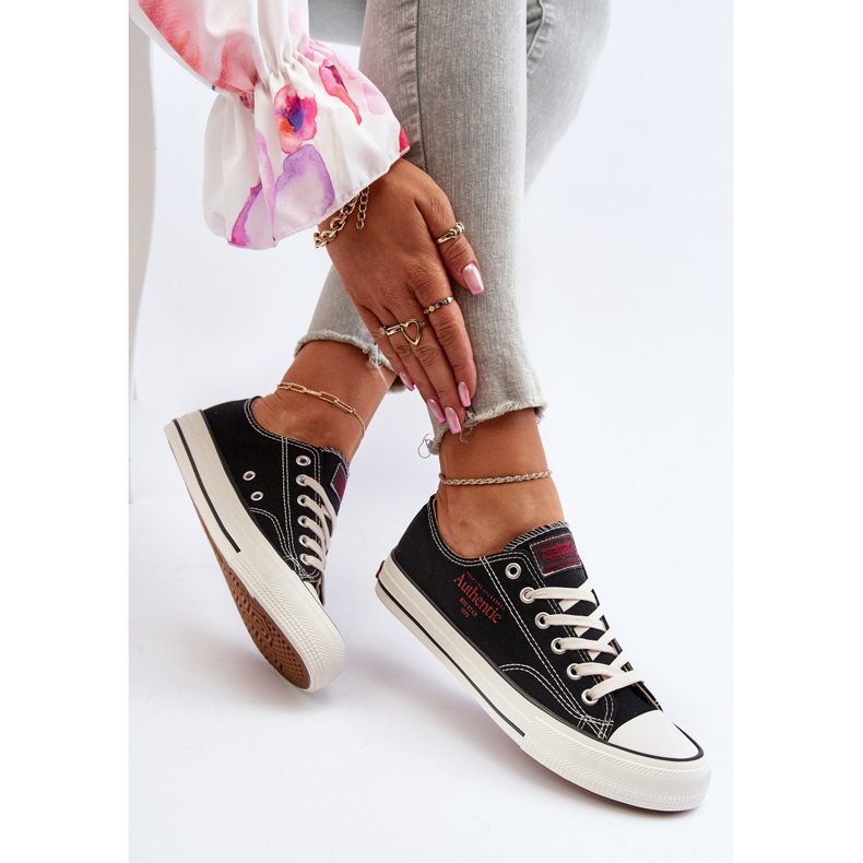 Tênis feminino Big Star NN274234 preto 1