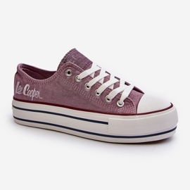 Tênis feminino com sola grossa Lee Cooper LCW-24-31-2219 Roxo tolet 2