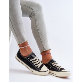 Tênis baixo feminino Big Star NN274269 preto 2