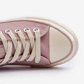 Tênis baixo feminino Big Star NN274270 rosa 1