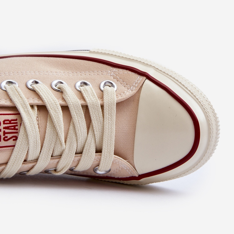 Tênis baixo feminino Big Star NN274272 bege 1