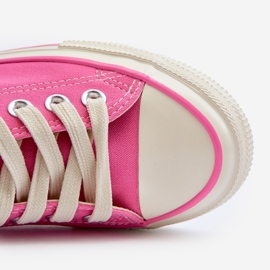 Tênis baixo feminino Big Star NN274271 rosa 1