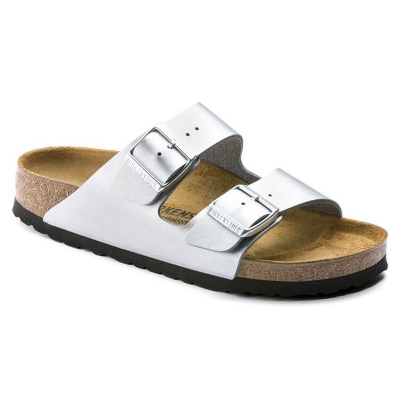 Chinelos Birkenstock Arizona Bf 1012283 prata 1