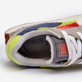 Tênis esportivo masculino Memory Foam System Big Star NN174344 cinza 2
