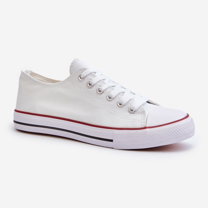 Tênis baixo clássico feminino branco Caelira 1