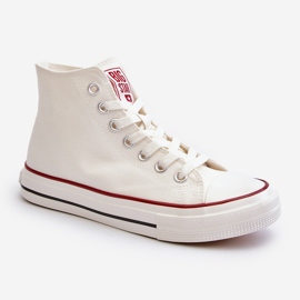 Tênis alto feminino Big Star NN274276 branco 2
