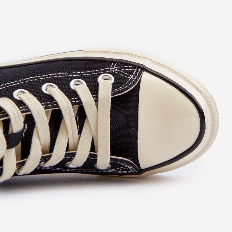 Tênis alto feminino Big Star NN274283 preto 1