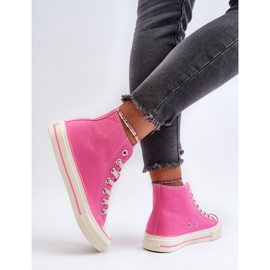 Tênis alto feminino Big Star NN274282 rosa 1